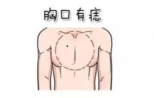 胸口有痣代表什么 胸口的痣图解