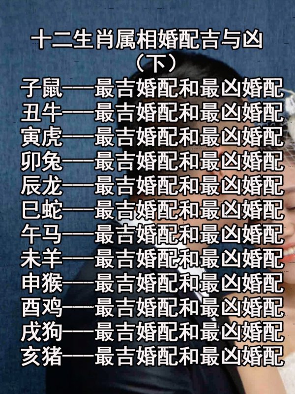 夫妻生肖配对表，儿女百年多持久，富贵荣华福禄多