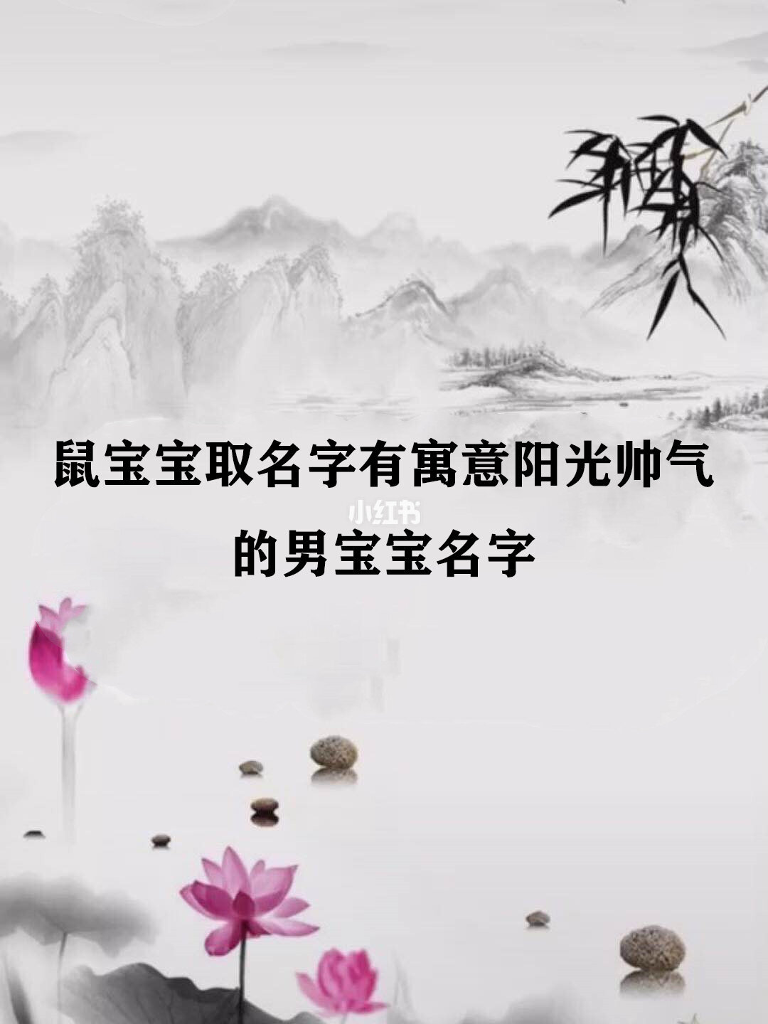 带“鼠”“王”字的男孩名字