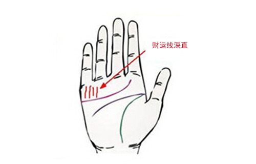 财富线弯曲代表什么？