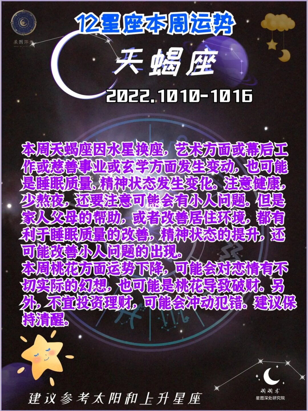 天蝎座2023年运势, 天蝎座下周2023年运势