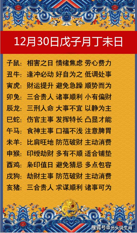 十二生肖2023年每月运势详解_完整版