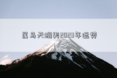 生肖马的天蝎座的运势_属马天蝎座女的事业_属马天蝎座男人2019年事业运势